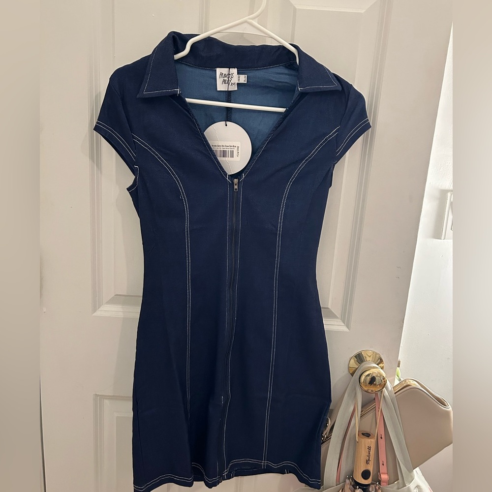Princess Polly new with tags denim mini dress